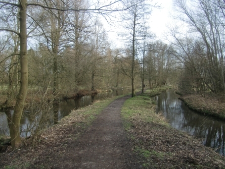 Brüggen : Wanderweg an der Schwalm entlang